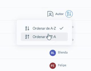 Ordenação simplificada